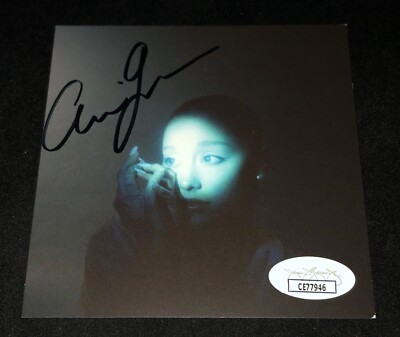 Ariana Grande Signed Eternal Sunshine Deluxe Art Card Autographed