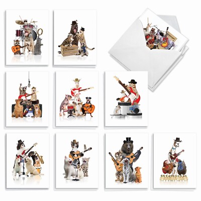 The Best Card Company - 20 Assorted Bulk Animal Cards Boxed (4 x 5.12 Inch) (...
