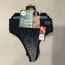 Kindly Yours Women's Thong Panties - 3 Pack - Size XS