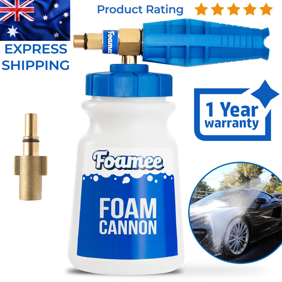 Foamee Snow Foam Lance Cannon Gun Ryobi Typhoon eBay