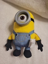 Minion Stuart Plush Despicable Me Plush Doll 6" Thinkway Toys, New