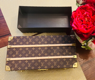 Louis Vuitton Malle Fleur Flower Trunk Monogram Decor Gift New