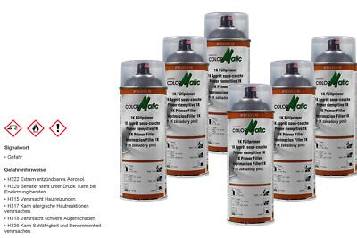 6x Colormatic Professional 1K Füllprimer HG5 basaltgrau Grundierung 400ml 882432