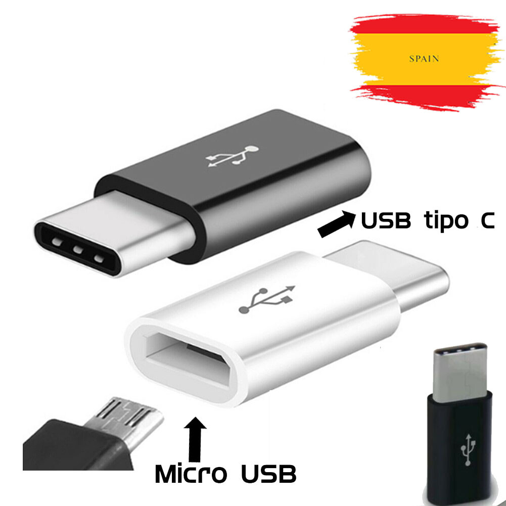 ADAPTADOR Micro USB a USB Tipo C PARA SAMSUNG HUAWEI XIAOMI LG...