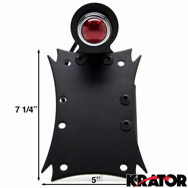 Soporte de placa de luz trasera para Honda VT Shadow Spirit Velorex Deluxe 600 750 1100 Foto 3 de 4