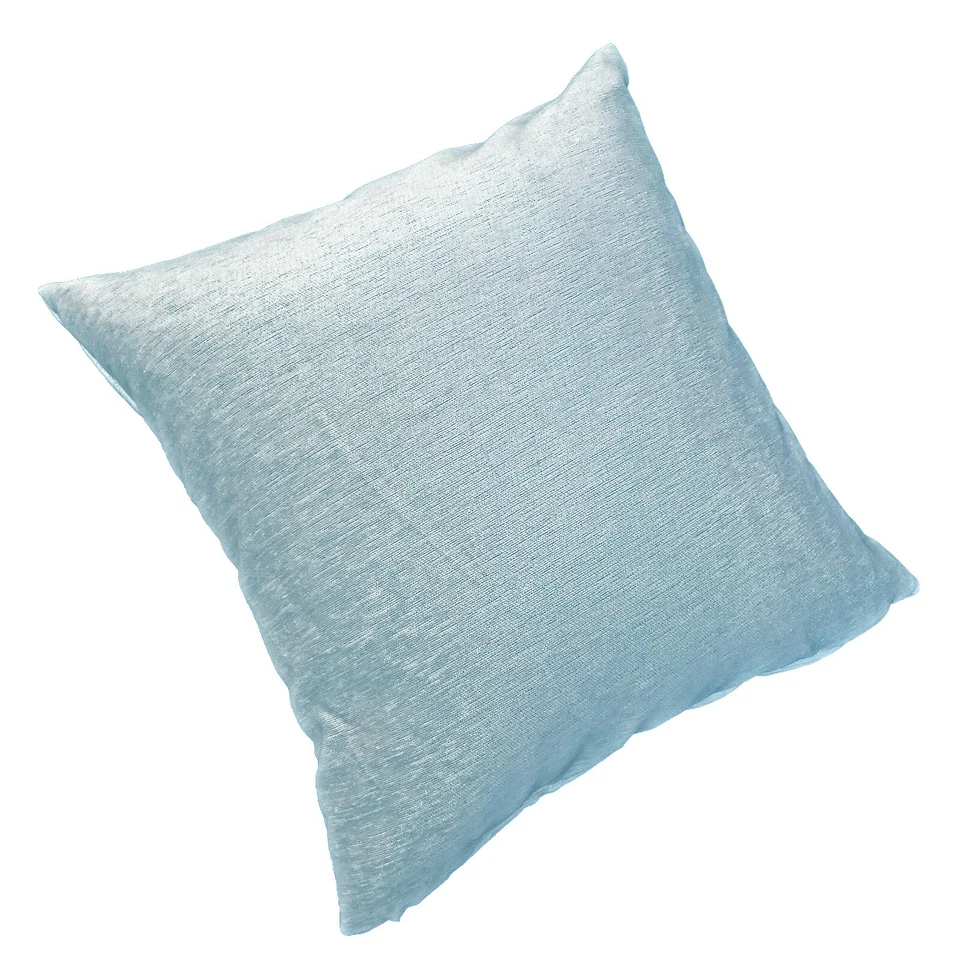 Wn04 Light Blue Chenille Sofa Seat Patio Bench Box Cushion Bolster Cover/Runner - Image 2 of 4