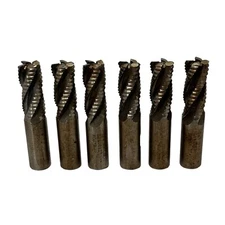 Lot of 6 End Mills Y.G-1 Tool Company 3/4" 4 Flutes