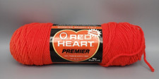 Red Heart Premier Yarn 902A Red Premium Acrylic 4 ply 3 .5 oz 99g