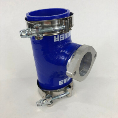 2.5'' Type RS/S Turbo BOV Silicone Coupler Flange Adapter Blue with Clamps