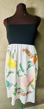 Zara Womens fruit and floral print mini dress size Small tropical Vacation