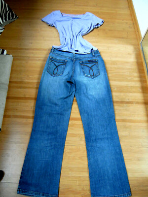 Calvin Klein GR 4/30 ( 38 )  Gratis Shirt Gr M flieder