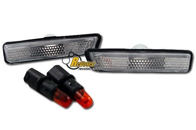 97-98 BMW E36 325 328 318 M3 Clear Side Marker Lights