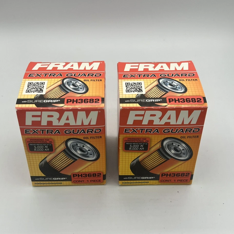 Filtros de aceite Fram PH3682 Extra Guard - Sure Grip - Lote de 2 Foto 3 de 4