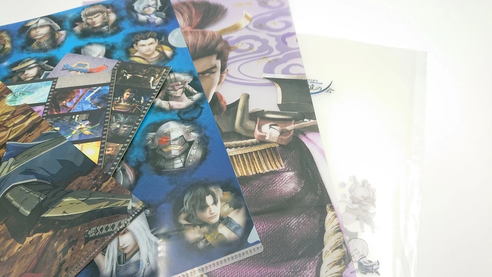USED Set of 4 Sengoku BASARA Clear File - Japanese Version Mini Poster Style - Image 4 of 4
