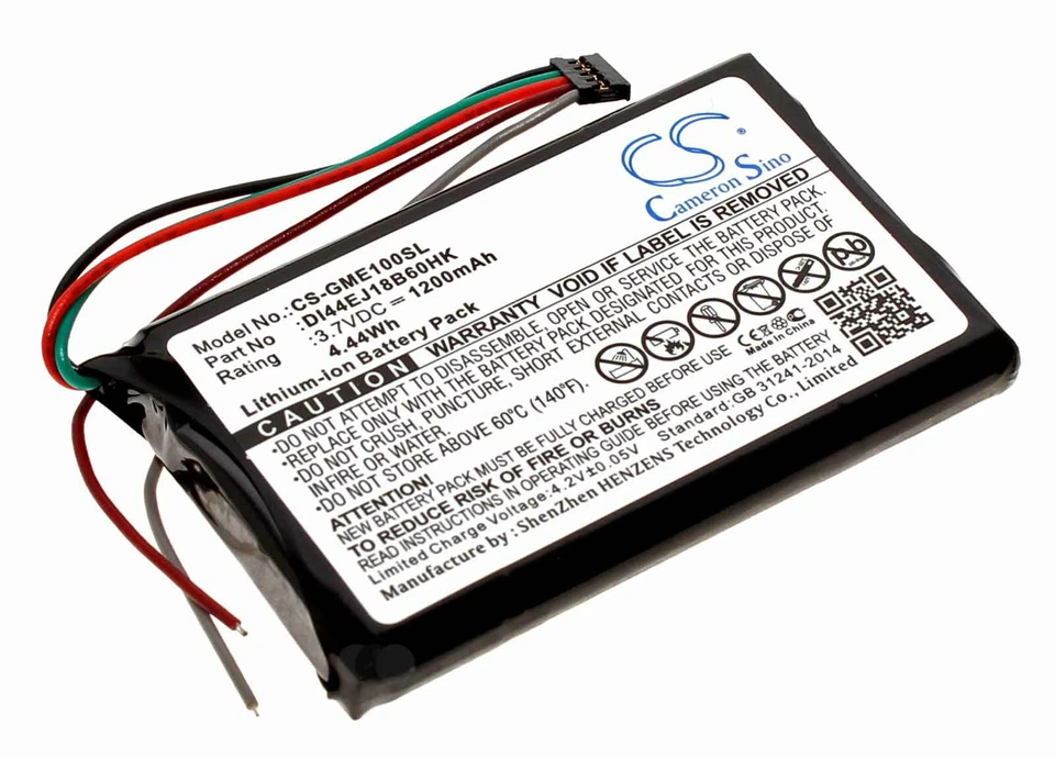 CS Akku für Garmin Edge 1000 010-01161-00 GPS-Fahrradcomputer | ersetzt DI44EJ18B60