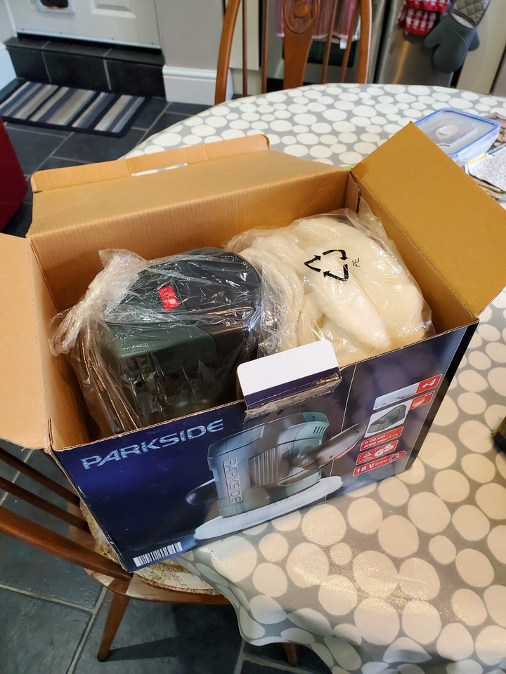 Parkside Car Polisher, 18V, unused, still wrapped. unused, working