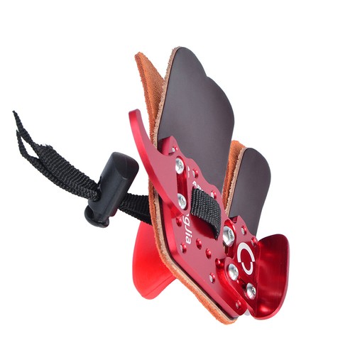 Finger Guard Tab Recurve Bow Hunting Protect Gear Cow Leather Archery Shooting - Picture 10 of 15