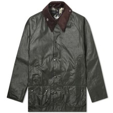 BARBOUR BEAUFORT WACHSJACKE IN SALBEI