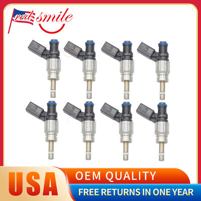 Set of 8 Fuel Injector Fit for 2007-2010 Audi Q7 A6 A8 S5 4.2L V8 079906036C US
