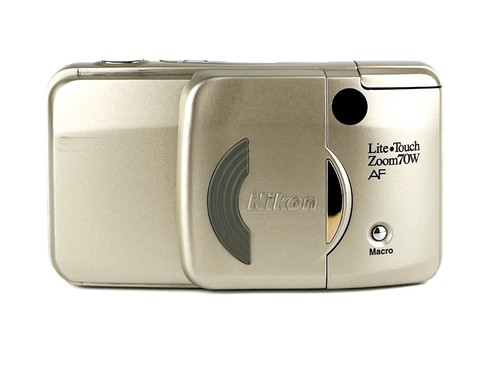 Nikon Lite Touch Zoom 70W Film Camera - Compact 35mm w/ AF + Case + Strap - Picture 4 of 14