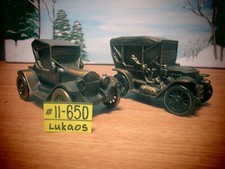 2 Coin Bank cast metal Cars BANTHRICO  INC CHICAGO USA