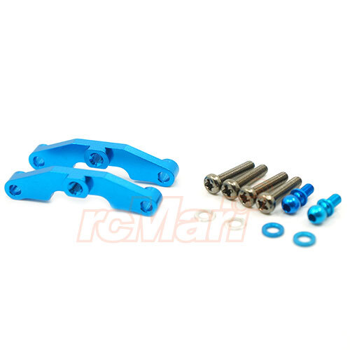 Tamiya TT02 Type-S Aluminum Upper Arm Mount Blue EP 1:10 RC Cars Touring #54651