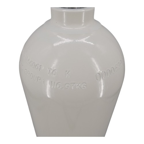 Aluminium Tauchflasche 5,7 Liter (40cuf), 207 bar mit Brückenventil G5/8" Links - Picture 6 of 7