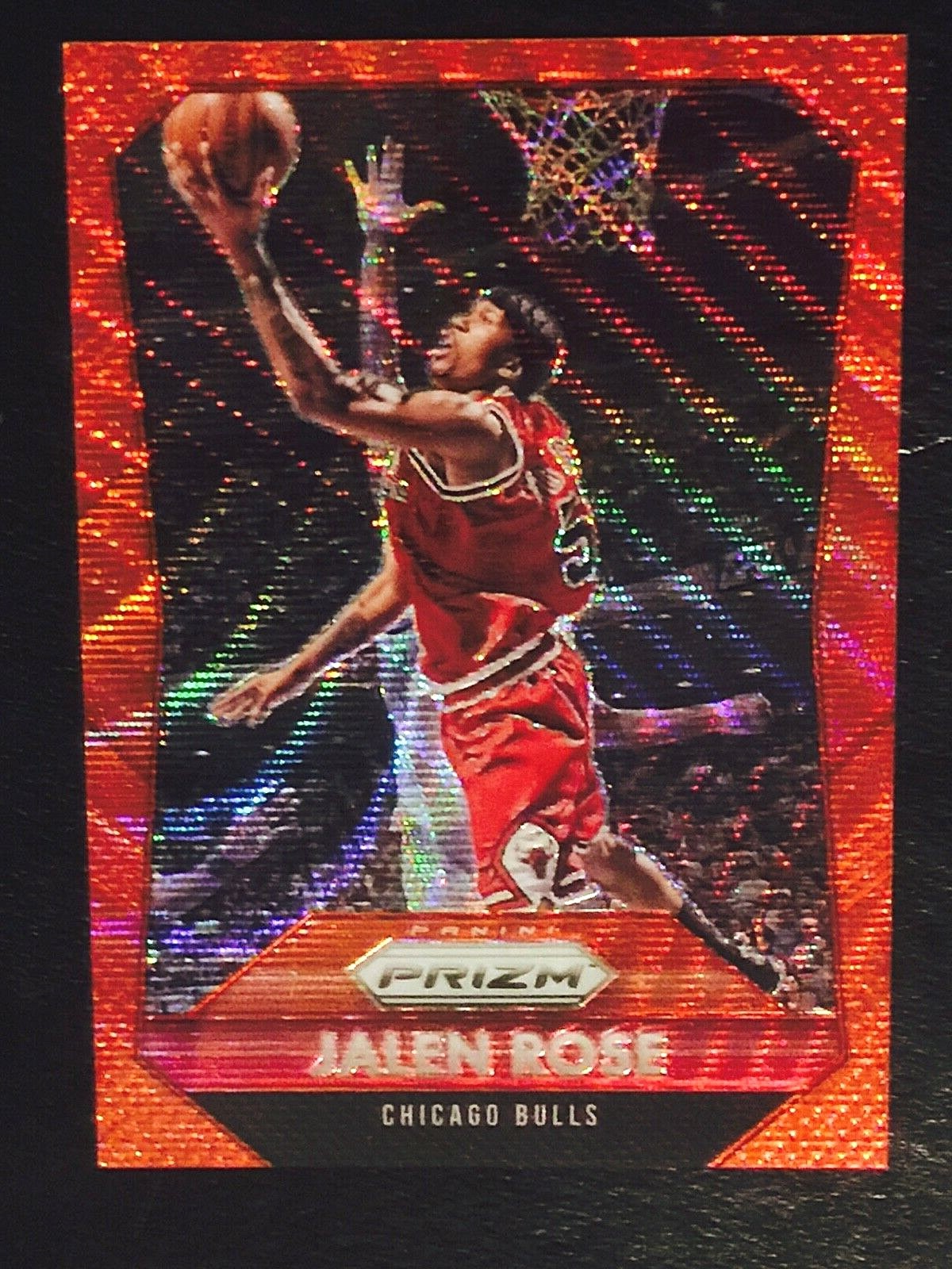 2015-16 Prizm Jalen Rose Red Wave Prizm Refractor SP  #'d 237/350