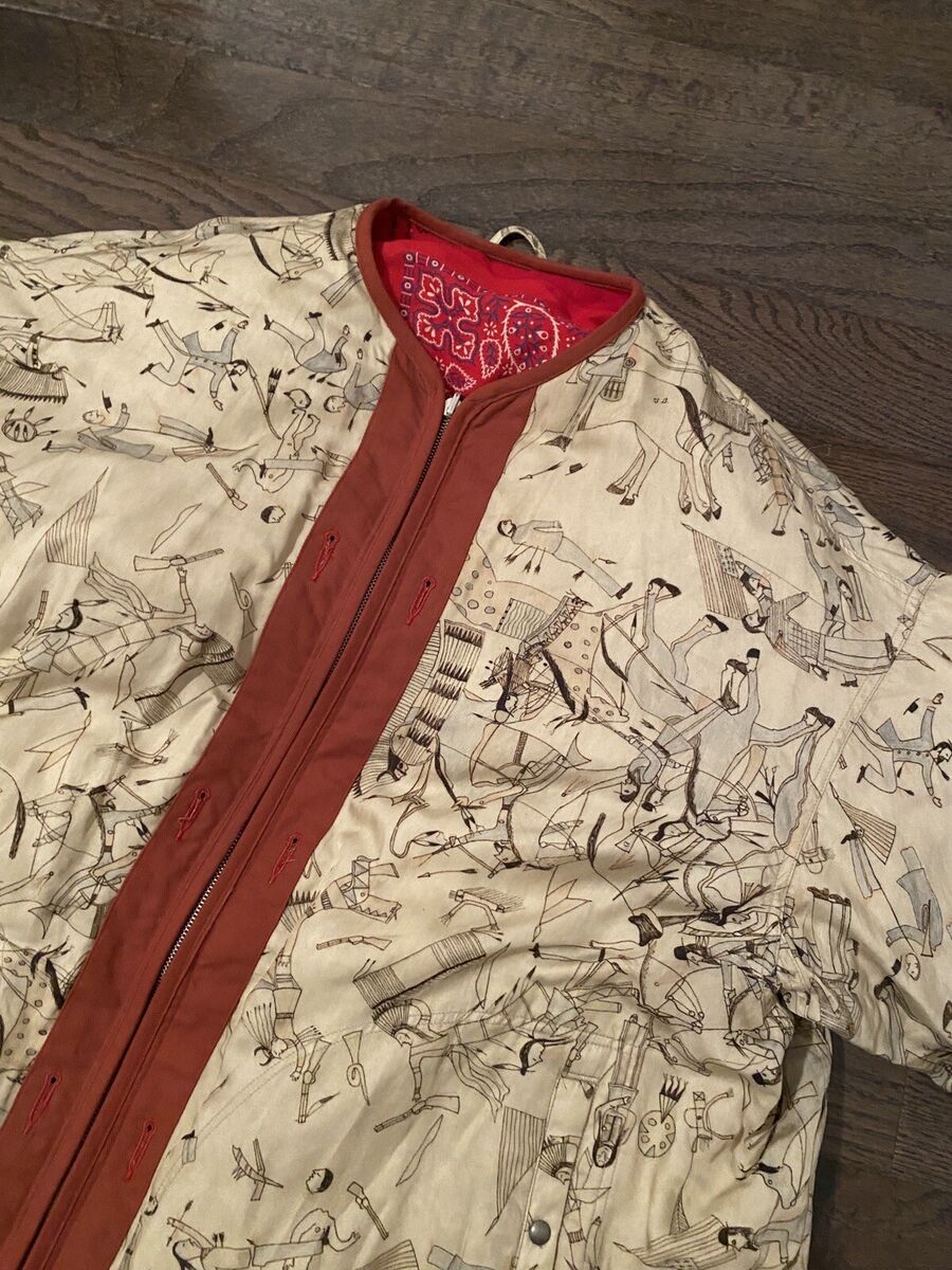 VISVIM BANDANA LINER COAT 0323105013004 (VT.BANDANA) W size VISVIM BANDANA LINER COAT 0323105013004 (VT.BANDANA) W size