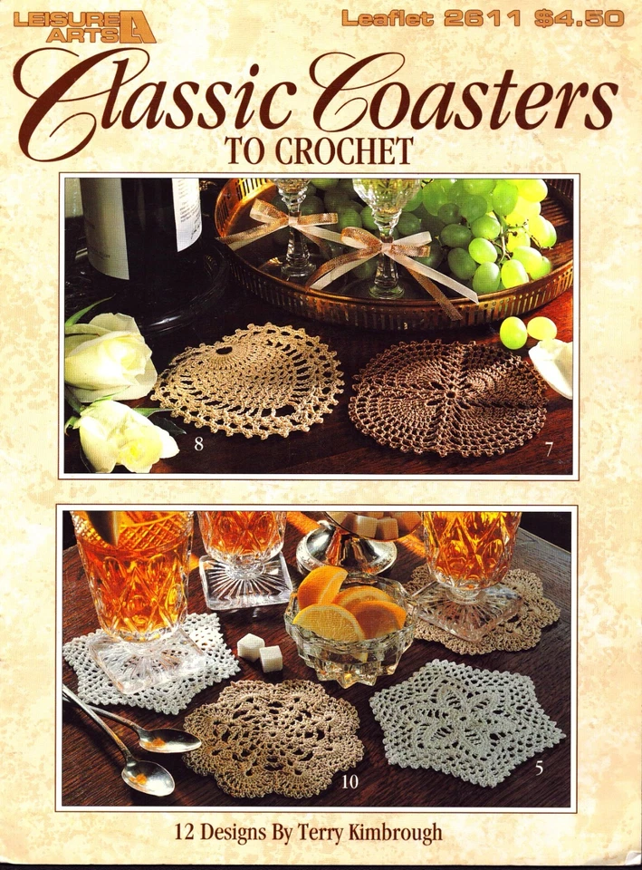 Crochet Potholders and Coasters Lot of 2 Booklets - Image 2 of 4