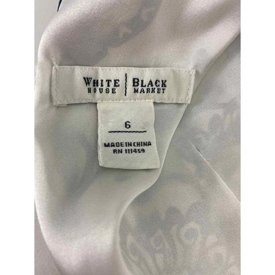 Vestido Cottagecore Jardín Seda Casa Blanca Mercado Negro Seda Estampado Floral - Talla 6 Foto 4 de 4