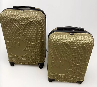 Fūl x Disney Minnie Mouse Set Olive Green Spinner Hard Luggage 21