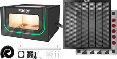 Updated Integrated Laser Engraver Enclosure with LED Light and Update Heat-Resis