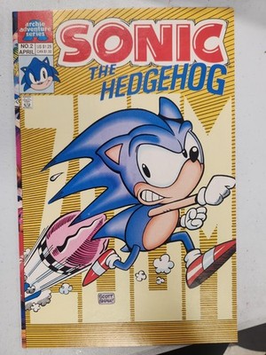 SONIC THE HEDGEHOG #2 (Archie Comics, 1993)  8.5 condition