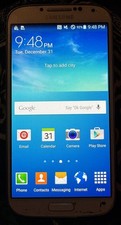 Samsung Galaxy S4 SGH-I337 White ATT 16GB Fair Used Blemish