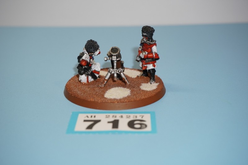 Warhammer 40k Imperial Guard Vostroyan Mortar Heavy Weapon Team - Metal