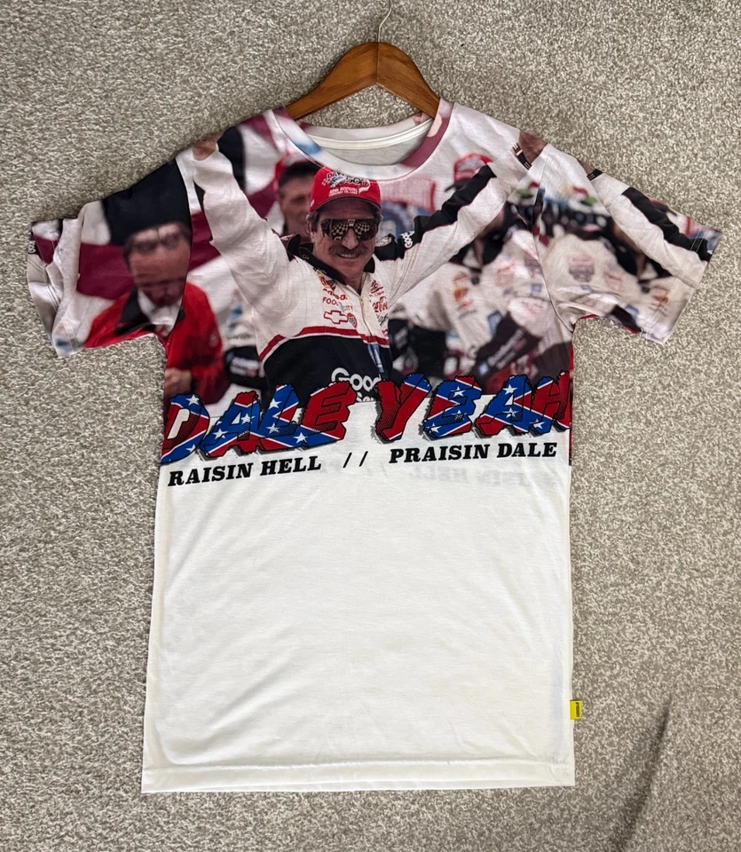 Camisa Rara "Raisin Hell and Praisin' Dale" - M - Dale Earnhardt - Nascar Foto 2 de 3