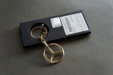 Original Mercedes Benz Schl&uuml;sselanh&auml;nger Br&uuml;ssel Gold B66953741 Stern AMG C63