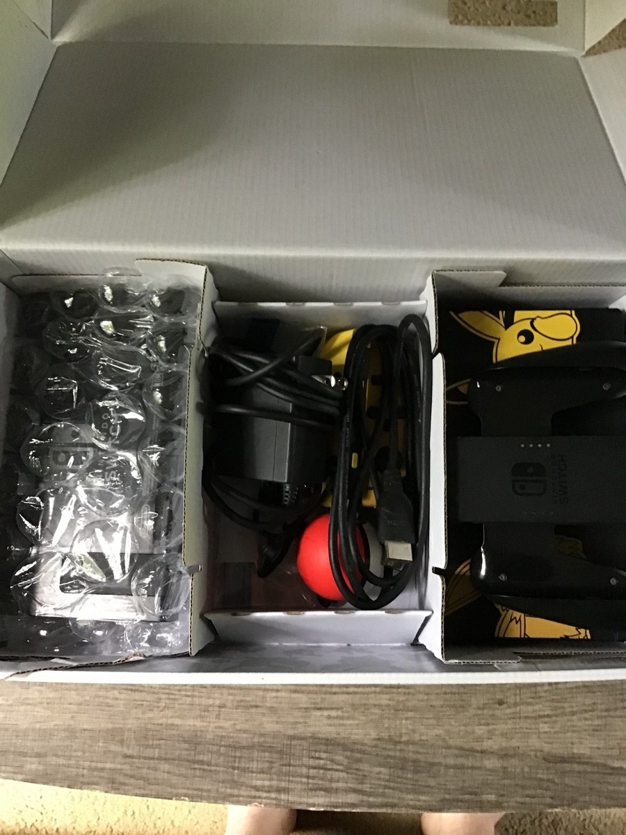 Nintendo Switch HAC-001 Pikachu & Eevee Edition with Pokémon