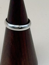 925 Sterling Silver Size I Plain Polished 3.63mm Band Ring 1.68g