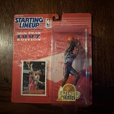 1997 NBA Houston Rockets Clyde Drexler Starting Lineup Figure - NOC