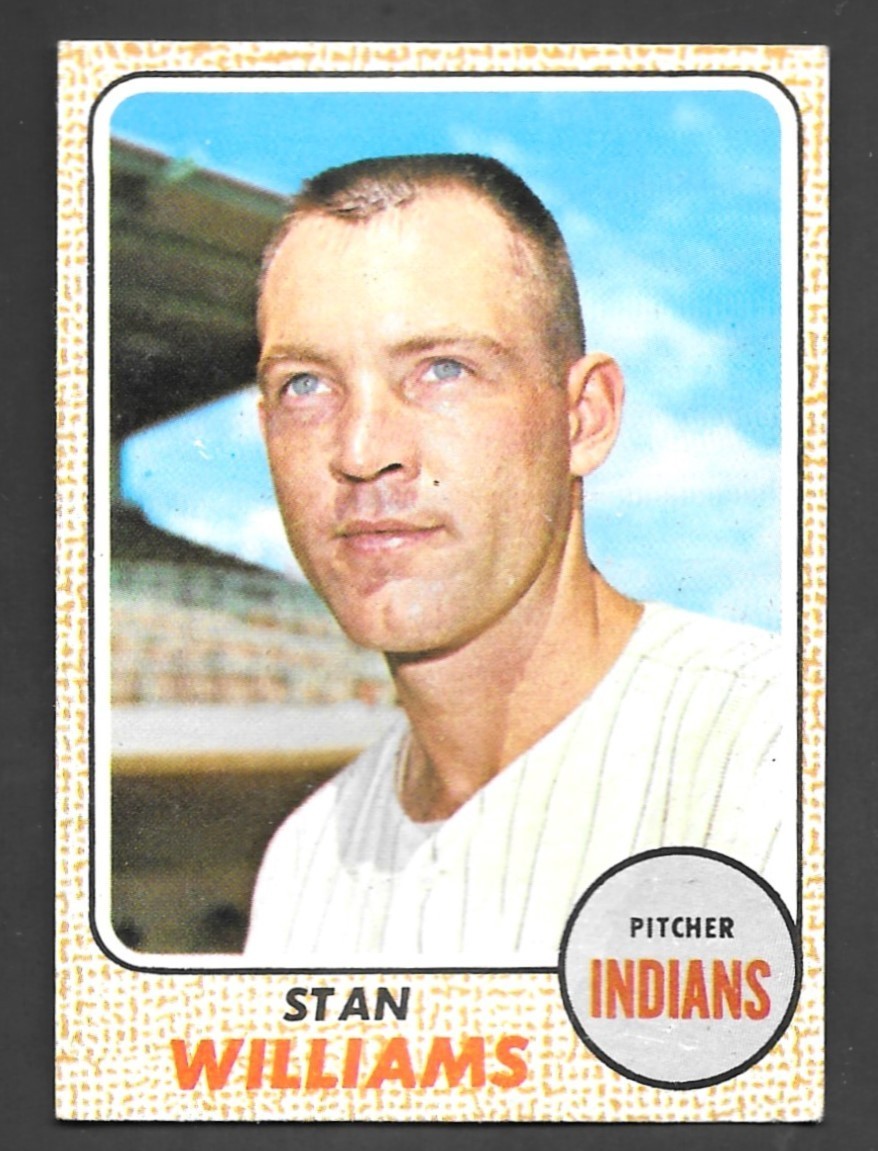 1968 Topps #54 Stan Williams - EX