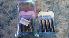 oral B io compatiable replacement tooth brushes 2 x 4 pack black