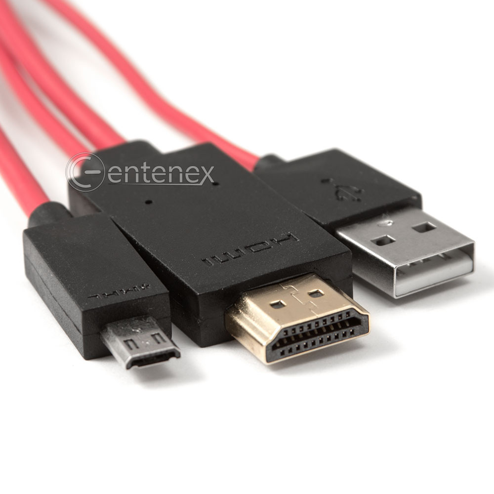 6.5FT MHL HDTV Adapter Micro USB To HDMI Cable For Samsung Galaxy S5