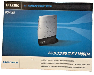 D Link  Broadband Cable Modem DCM 202 Brand New