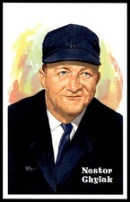 1980-01 Perez-Steele Hall of Fame #240 Nestor Chylak HOF /10000 Umpire MINT