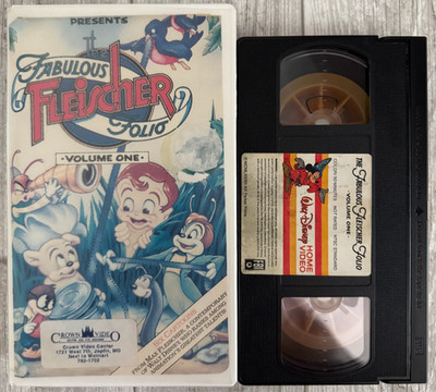 Walt Disney The Fabulous Max Fleischer Folio Volume 1 VHS Host Leslie Cabarga