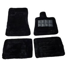 Genuine Lambswool 1" Sheepskin Floor Mat Set Rolls Royce Cullinan 2019-2026 RHD