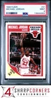 1989 FLEER #21 MICHAEL JORDAN BULLS HOF PSA 9
