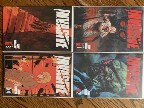 INVASIVE #1 2 3 4 (of 4) 1st print A set ONI PRESS CULLEN BUNN HORROR SURGEON 